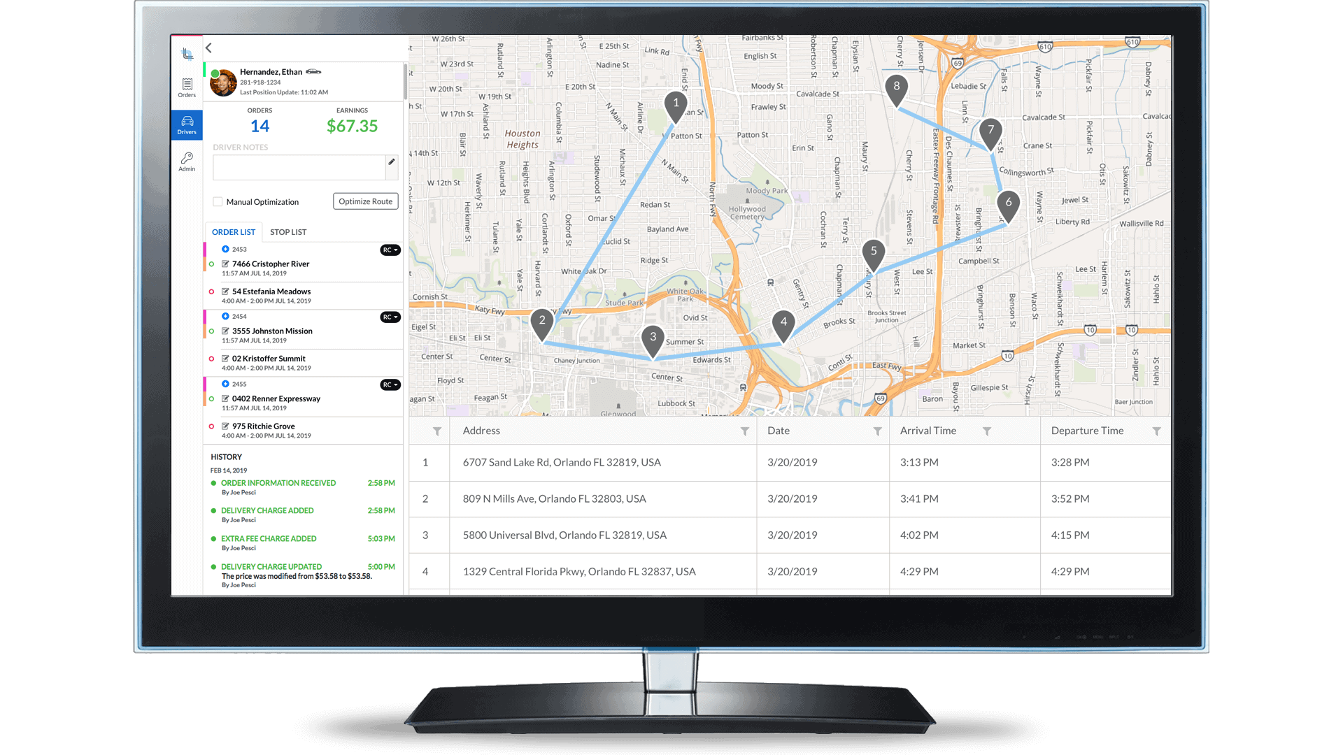 Dispatch Science: Empower your dispatchers with management tools to track and manage exceptions