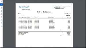 Driver Settlement