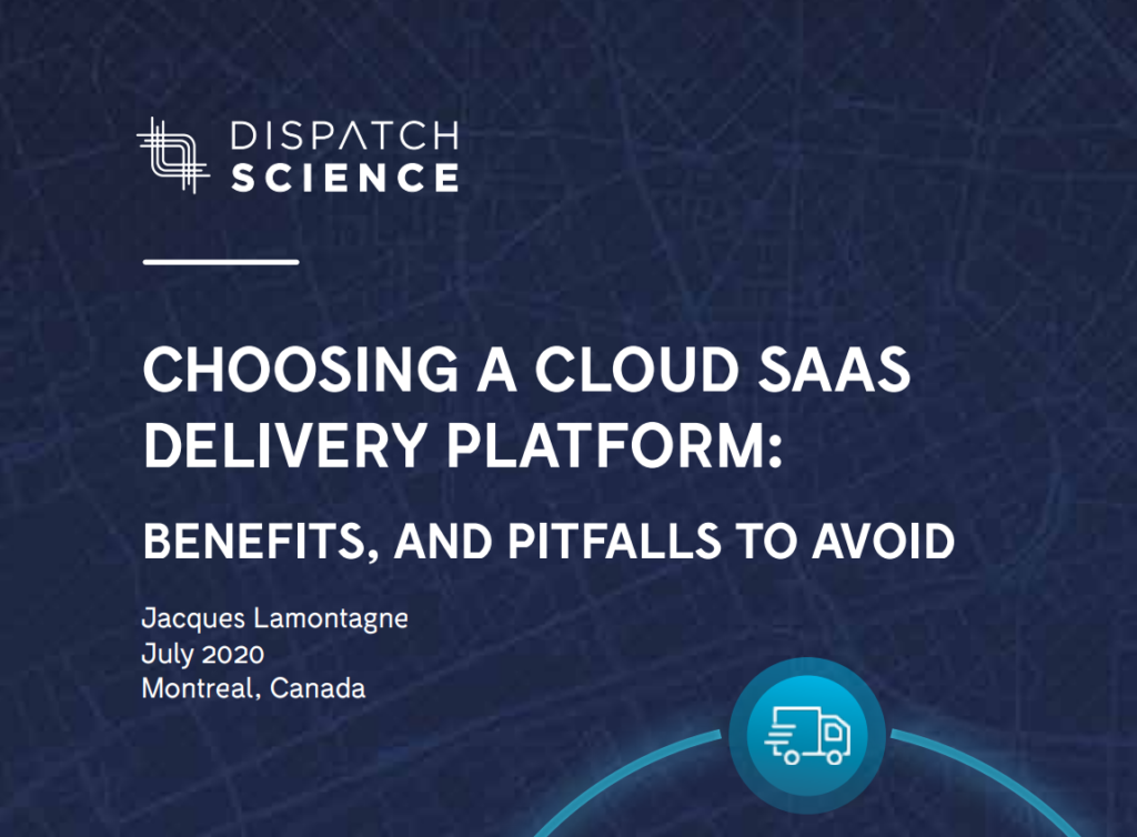 Presentation slide on "choosing a SaaS delivery platform: benefits, and pitfalls to avoid" by Jacques Lamontagne, July 2020, Montreal, Canada.