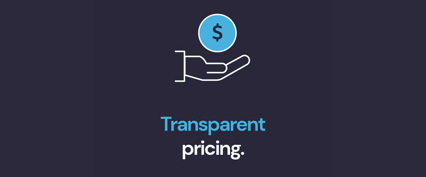 Transparent pricing