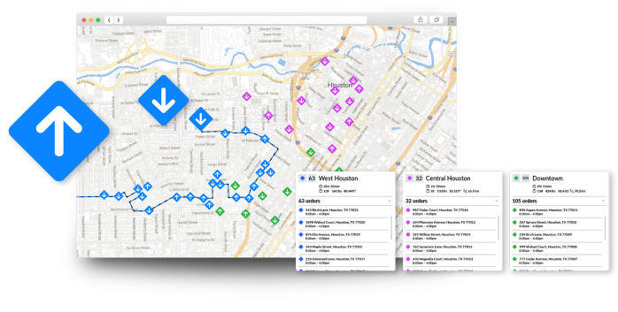 Create densely optimized routes in seconds from thousands of stops and assign them to drivers.